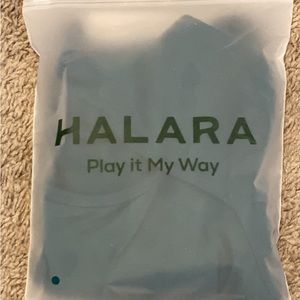 HALARA Hooded long sleeve Cut out crop top